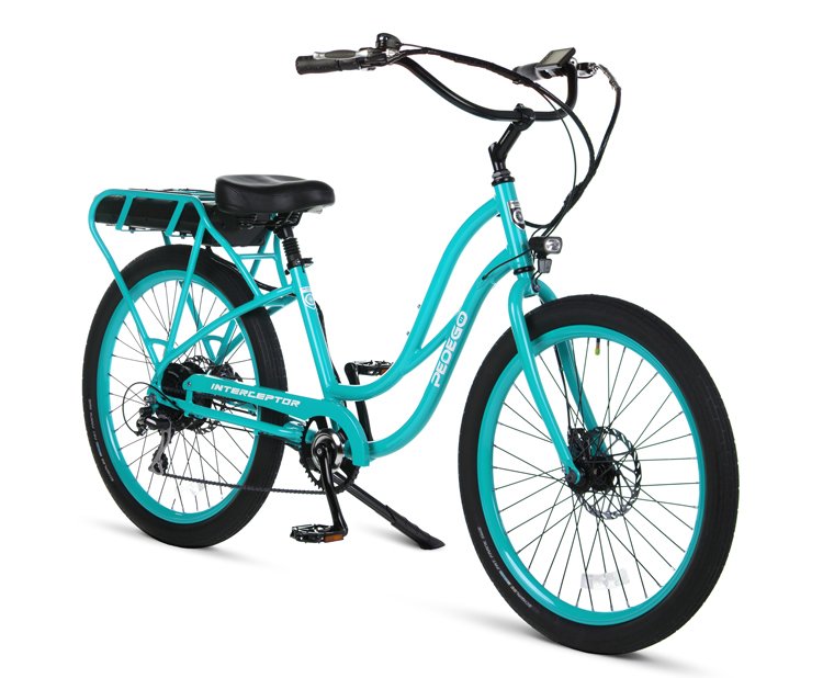 Stephanie Blue Pedego Interceptor