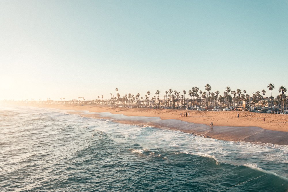 View from Newport Beach pier.