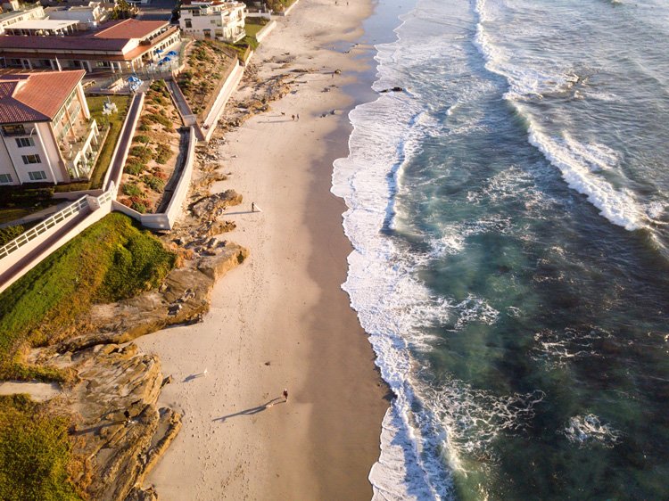 Overview of La Jolla, San Diego.