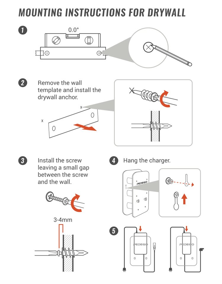 Charger Caddy mounting instructions