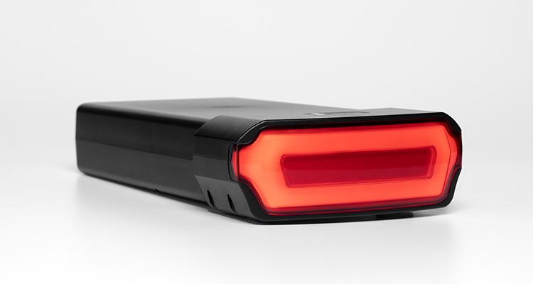 New Pedego battery with rear light with side visibility