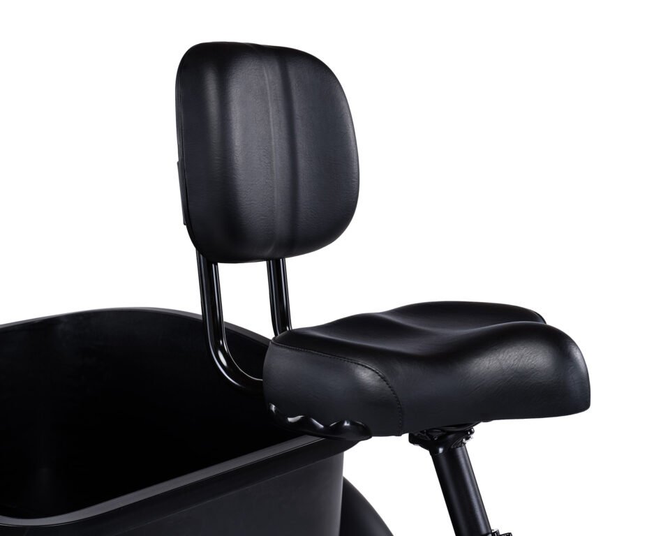 COMFORT SADDLE WITH ADJUSTABLE BACKREST