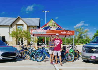 Amanda & Jason, owners of Pedego West Houston